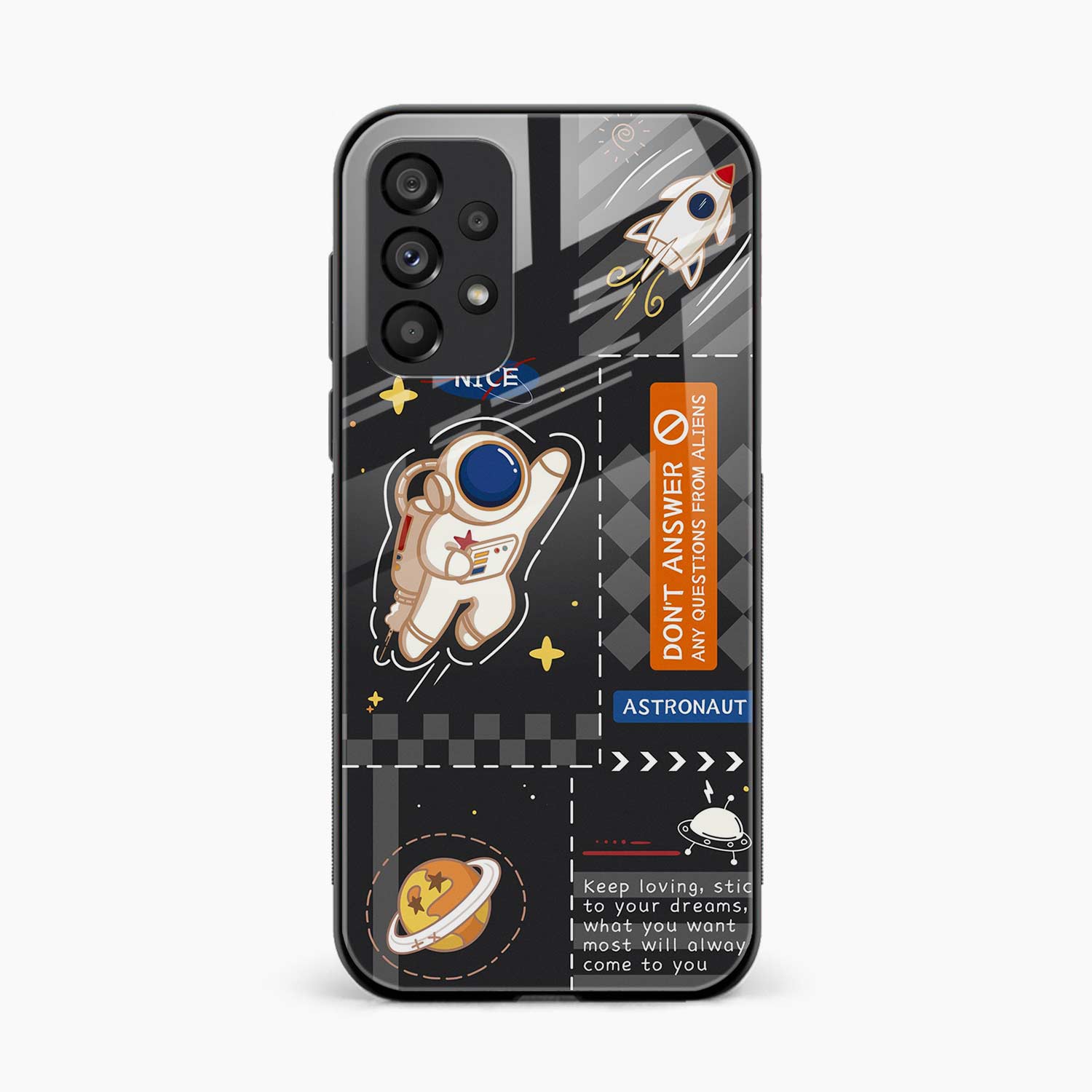 Astronaut Samsung A23 Back Cover